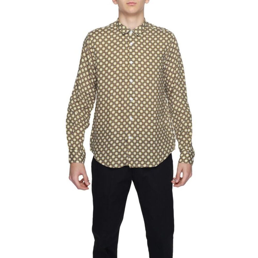 Gianni Lupo Beige Linen Men's Shirt